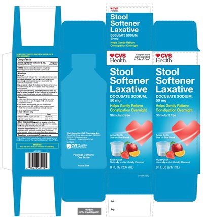 Cvs Health Stool Softner Docusate Sodium Fruit Punch (Gnp 403)